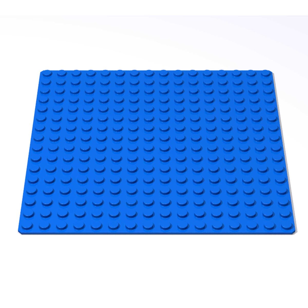 Wange Grundplatte 16x16 Noppen Blau