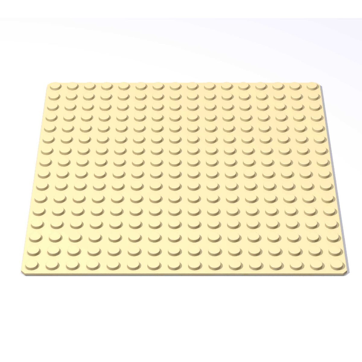 Wange Grundplatte 16x16 Noppen Sand/Beige