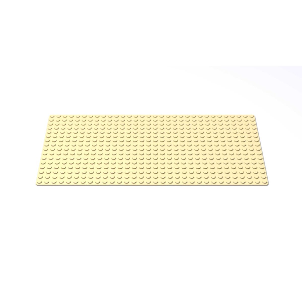 Wange 8805 - Grundplatte 16x32 Noppen Sand/Beige